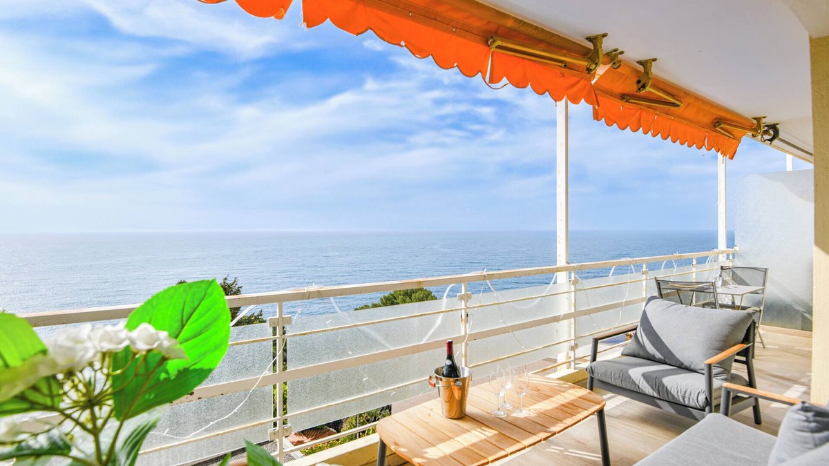 Cap d'Ail Apartment | Appart belle vue mer et plage proche de Monaco