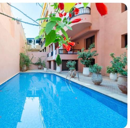 El Hara Apartment | Appart cosy centre-ville piscine et terrasse