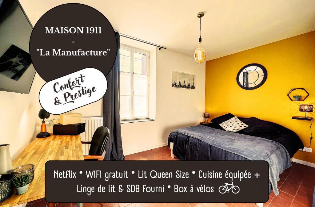Gien Apartment | Appart LA MANUFACTURE - Maison 1911 - confort & prestige