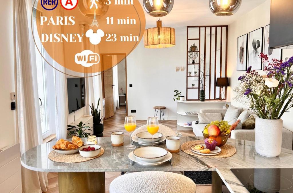Bry-sur-Marne Apartment | Appart Le Van Gogh - 3' RER - 11' Paris - 23' Disney