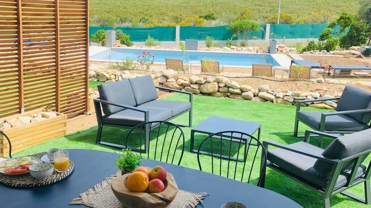 Calenzana Apartment | appart Libeccio, swimming pool, bbq