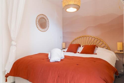 Les Sablettes Apartment | Appart proche plage, idéal et tranquille, parking privé - arrivée autonome - lit queen size