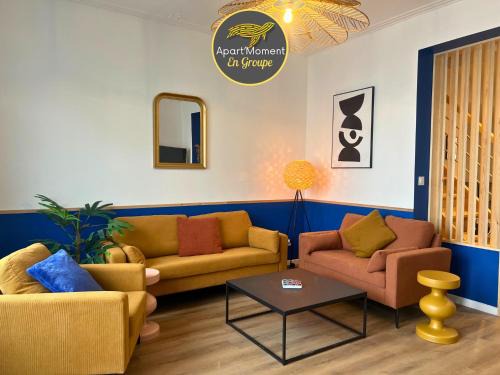 Bourbourg Apartment | Appartement 4 chambres avec cour- centre Bourbourg