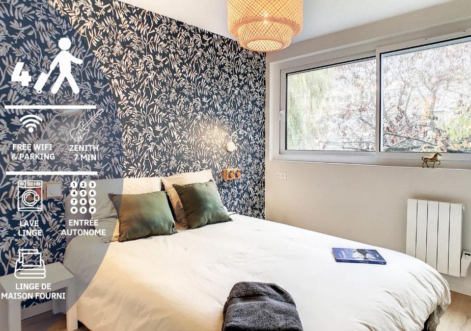 Ancely Apartment | Appartement Ancely tout neuf déco aéro - parking gratuit - Proche Blagnac