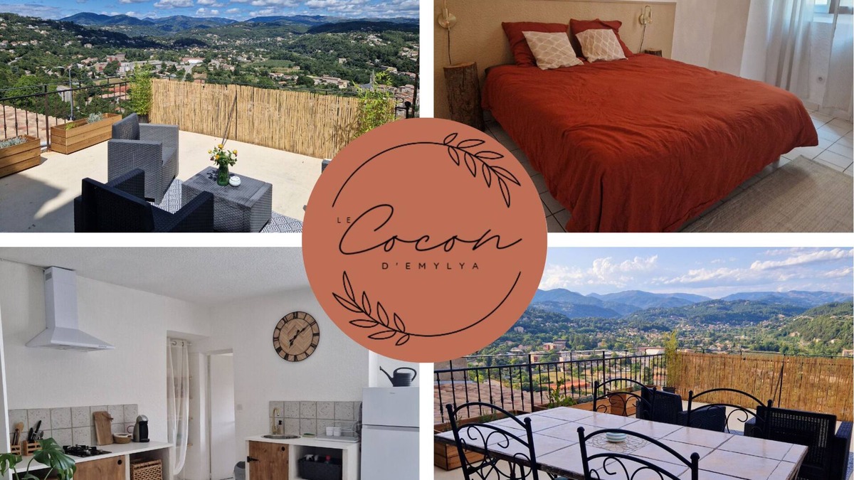 Aubenas Apartment | Appartement Avec vue sur les Montagnes Ardechoises