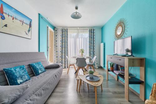 Equemauville Apartment | Appartement Bleu Turquoise - Welkeys