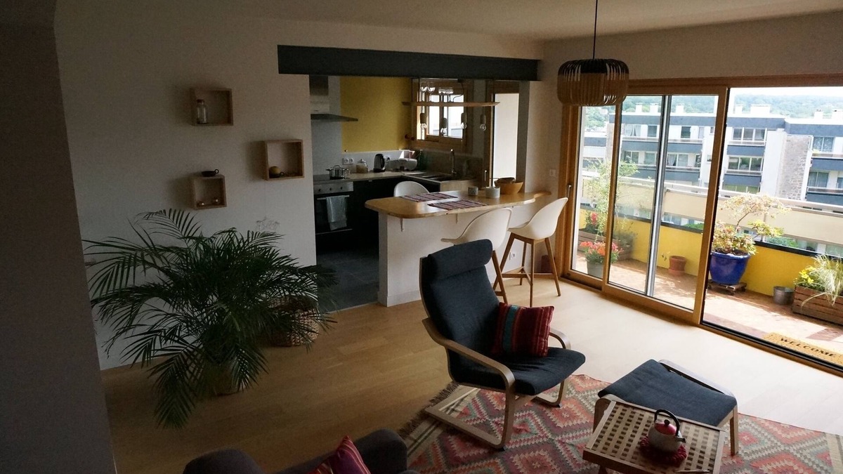 Brelevenez Apartment | Appartement Chaleureux à 10min de la Plage Dans Résidence Calme