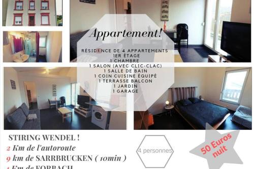 Stiring-Wendel Apartment | Appartement complet