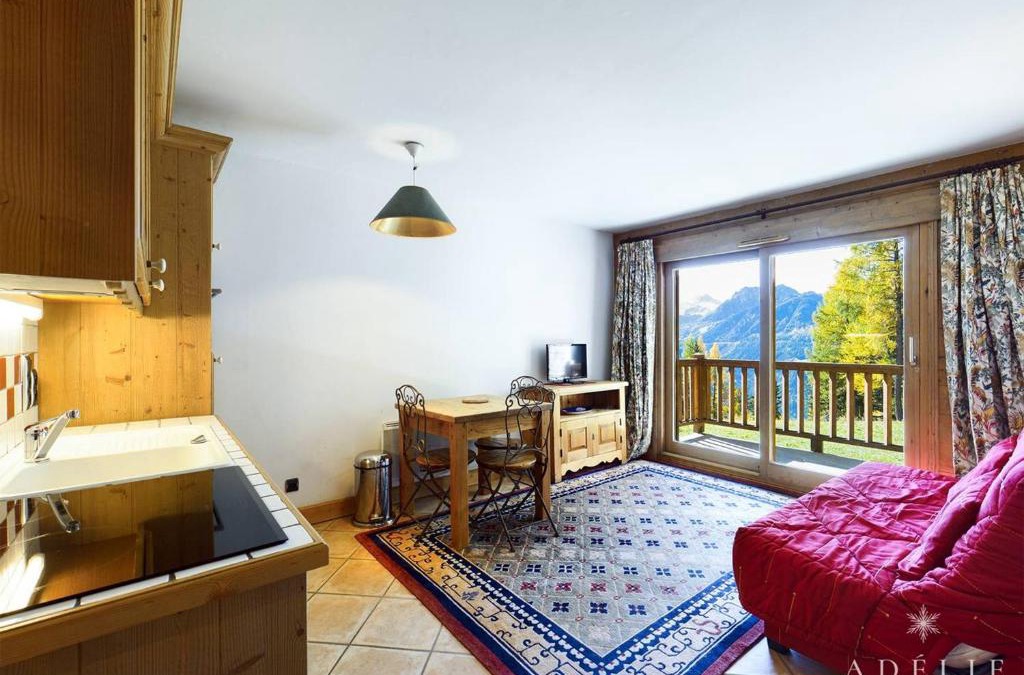 Les Eucherts Apartment | Appartement cosy, 2 pièces, terrasse, parking, proche centre et remontées, Montvalezan - FR-1-398-520