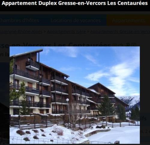 Gresse-en-Vercors Apartment | Appartement Duplex 4 pers à Gresse-en-Vercors
