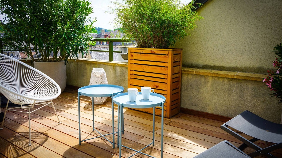 Brive-la-Gaillarde Apartment | ★ Appartement Epuré ★ Climatisé ★ Terrasse