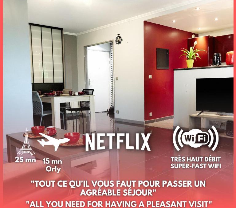 Choisy-le-Roi Apartment | Appartement located at 15 mn from Paris & Orly