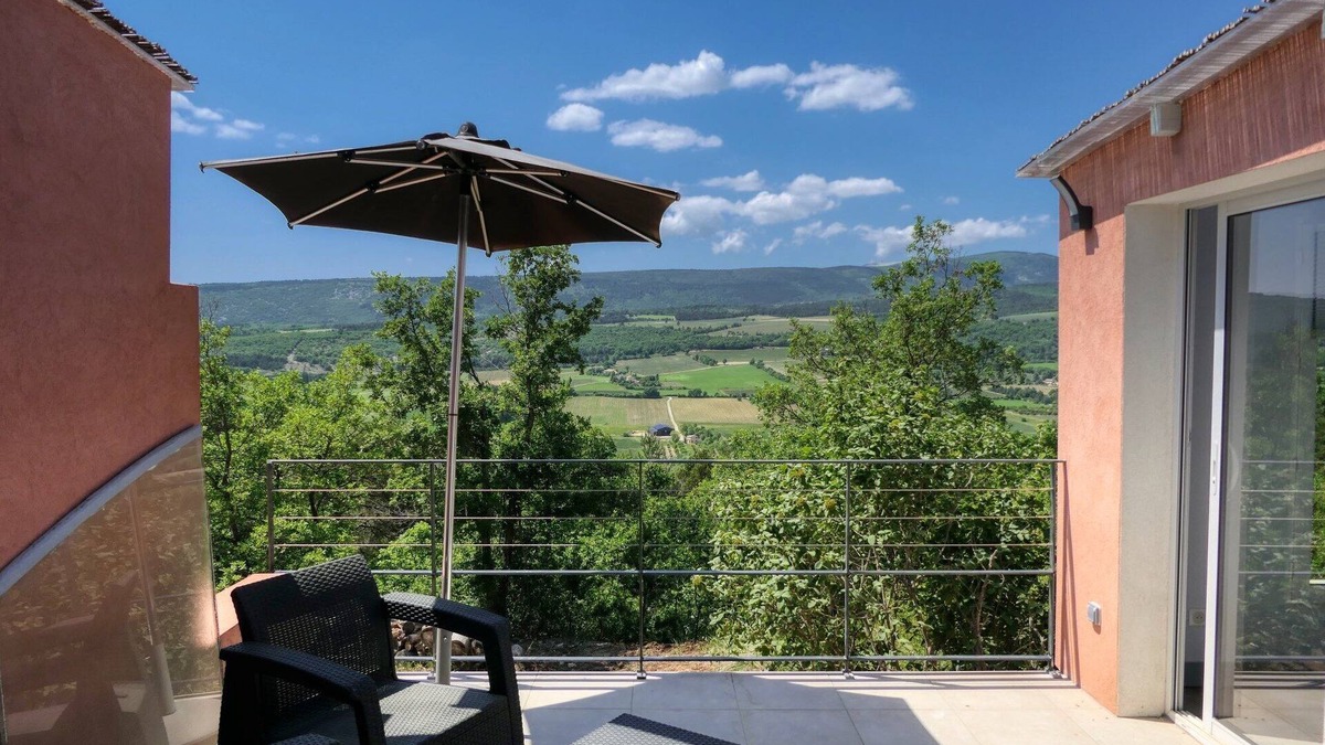 Sault Apartment | Appartement terrasses vue Ventoux - 1 to 4 people