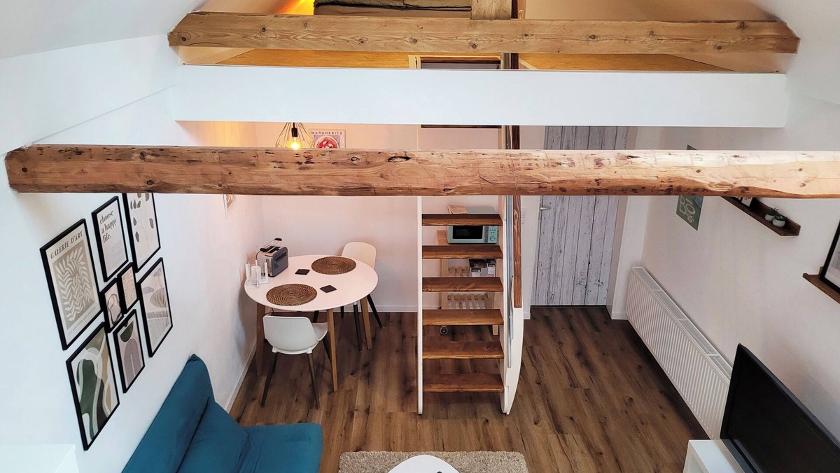 Ostenfeld Apartment | Appartment mit Galerie-schlafkoje