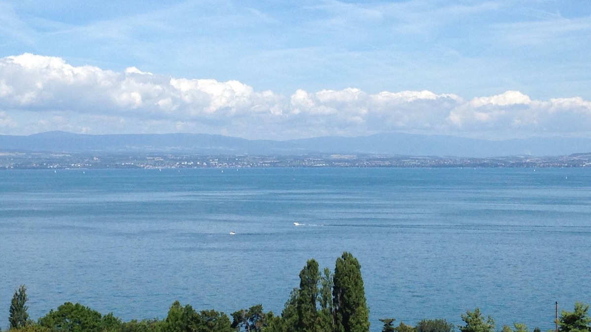 Publier Apartment | Appt F3 800m from Golf d'Evian, superb lake view in residence with swimming pool (4/6p)