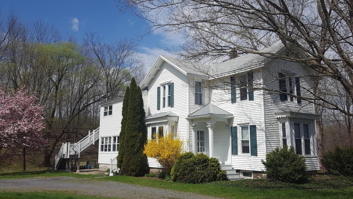 Trumansburg Apartment | Apt. retreat near lake and 215' waterfall, peaceful, lovely gardens.