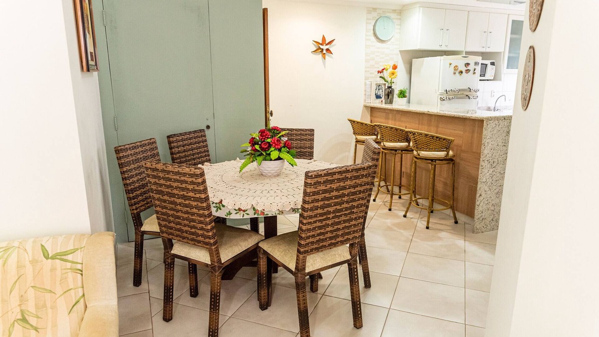 Vila Alzira Apartment | Apto a 250m da Praia do Tombo no Guarujá/SP