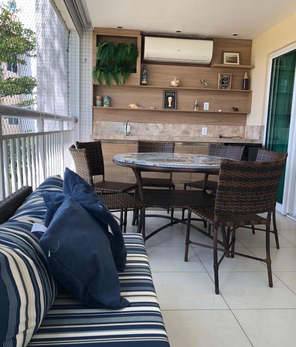 Loteamento Parque das Fontes Apartment | Apto de luxo no Golfville Ideal para família e home office Prox do Beach Park