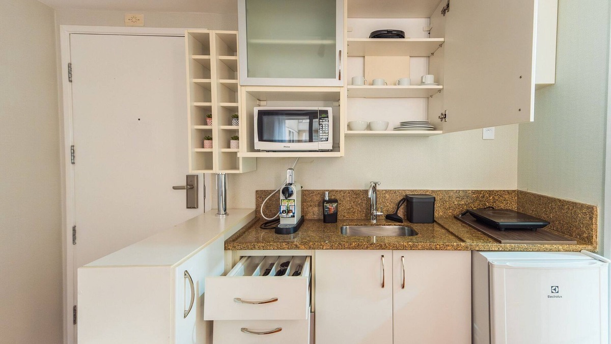 Guarulhos City Centre Apartment | Apto Family 2D: doube bed + Single bed + Sofá bed