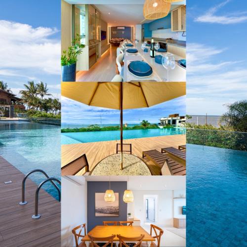 Itacolomi Apartment | Aptos Pé na Areia Vista Mar Condomínio Resort Completo com Piscina borda Infinita, Beach Tennis, Academia, Sala de Jogos, Brinquedoteca, Playground e Portaria 24H 3 Quartos com Ar-Condicionado, Churrasqueira Privativa Reserve Agora e Viva essa Experiência