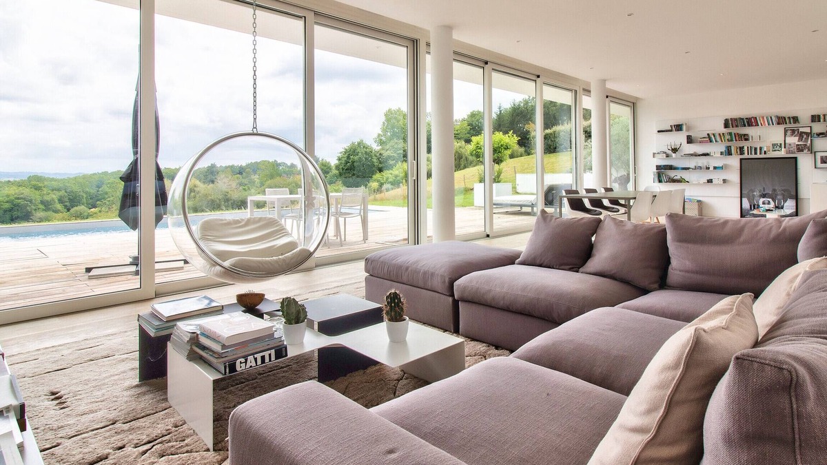 Salies-de-Bearn Villa | Architect-designed villa - swimming pool in Béarn