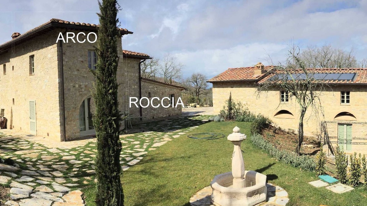 Castellina in Chianti Apartment | Arco : 2BR apart in a restored Farm w Pool and Spa, ground floor terrace