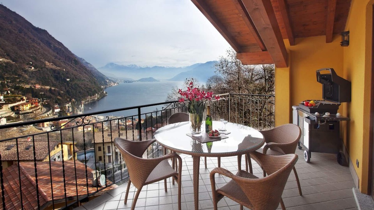 Argegno Apartment | Argegno Penthouse apartment with 180° panoramic lake views by Italian Apartments