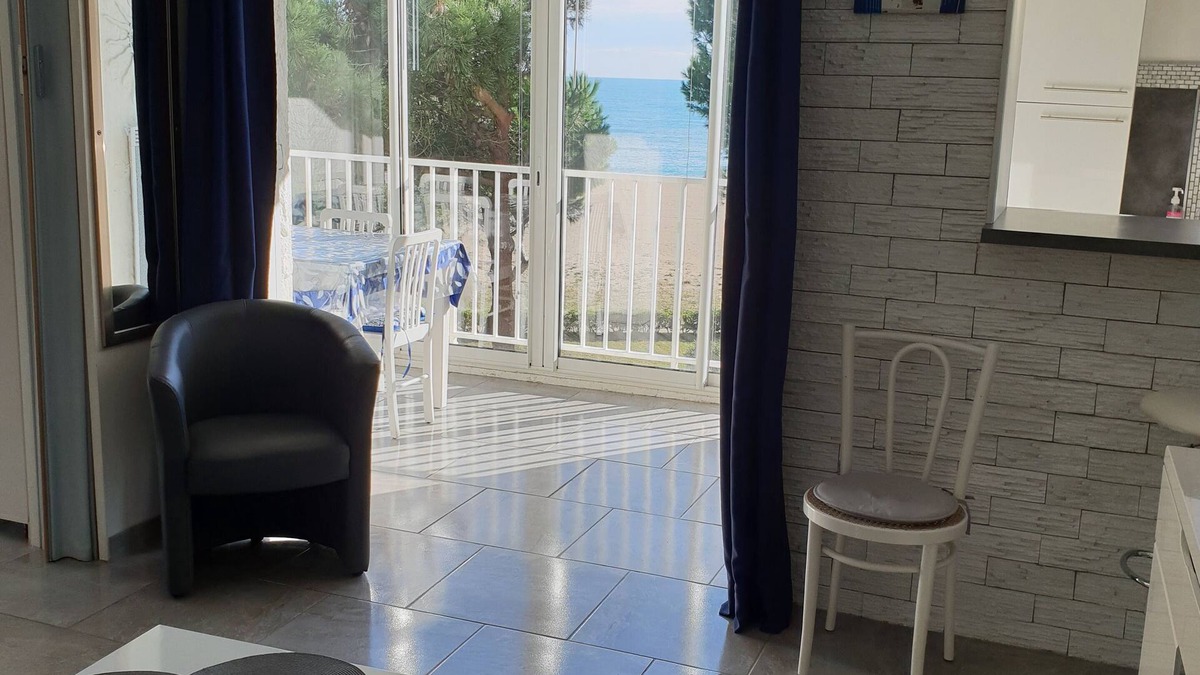 Argeles Plage Apartment | Argelès - Sea front (renovated) - Sea view - 20m beach (direct access) - wifi