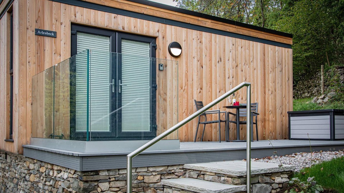 Windermere Cabin | Arlesbeck Woodland pod - a holiday Pod that sleeps 2 with an en-suite
