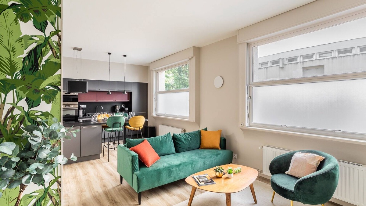Saint-Helier Apartment | ARNEM - cosy T3 - Two Bedroom Apartment, Sleeps 4