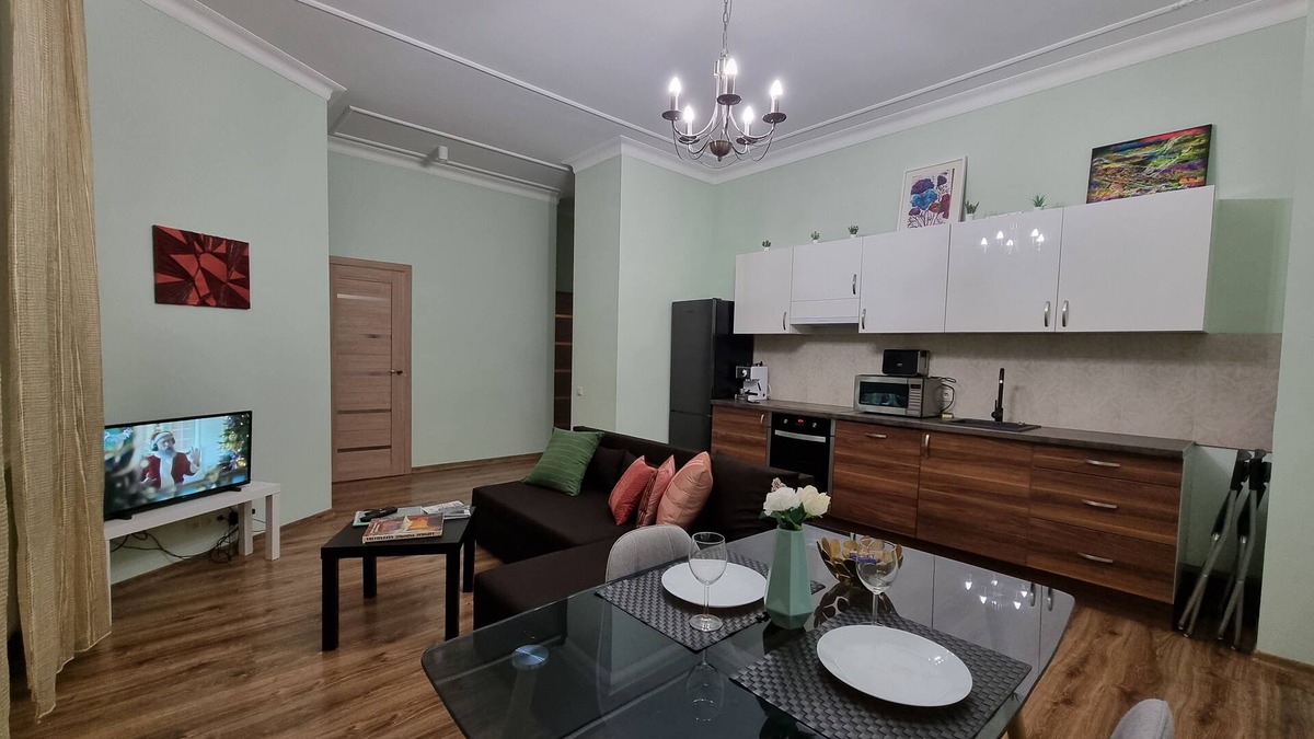 Centrs Apartment | Art Deco One-Bedroom Suite 40m2 in Library House Free 5G WiFi