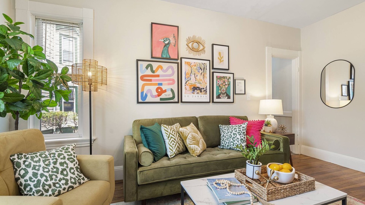 Beverly Apartment | Artful Escape Minutes to Salem, Beach and Train to Boston Private Parking
