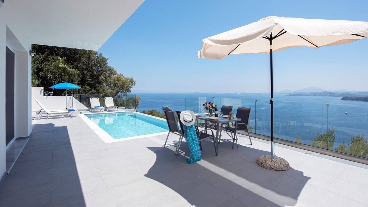 Pirgi Villa | Astounding Corfu Villa | 2 Bedrooms | Villa Clara | Wonderful Sea & Mountain.