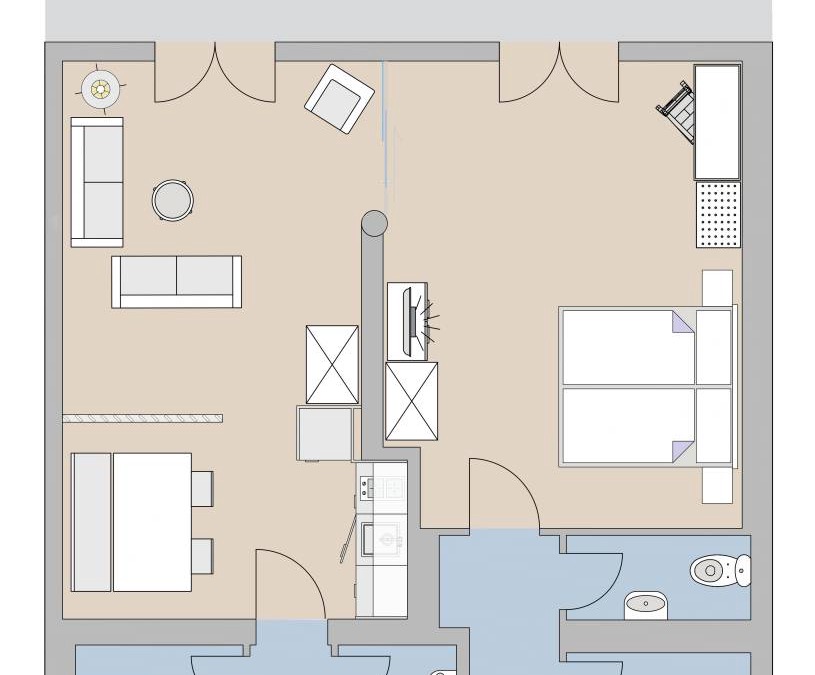 Klopein am Klopeiner See Apartment | 60 m² Aparthotel ∙ 1 bedroom ∙ 2 guests