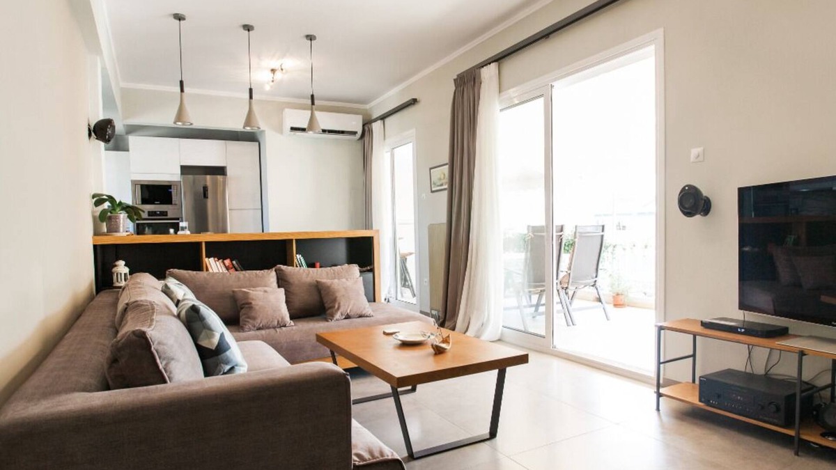 Koukaki Apartment | AthenSunapartment Top floor/5" metro