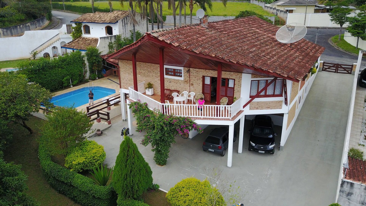Jardim Sao Nicolau House | Atibaia - House with pool, fireplace, terrace with panoramic views