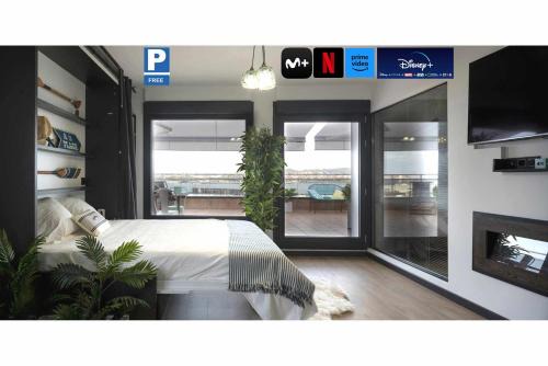Santurtzi Apartment | Atico Lujo Costa Vasca Bilbaoterraza mar jacuzi