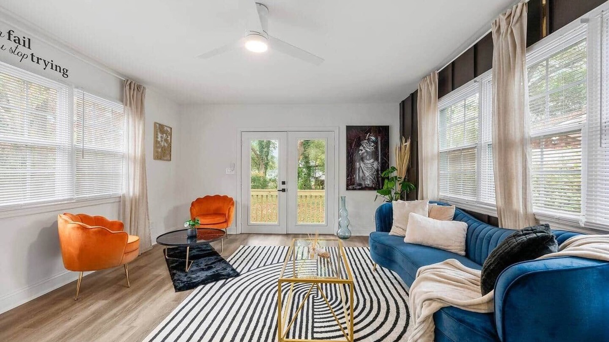 Hapeville House | Atl 4 BR | 10 Mins from Airport | Office & Desk