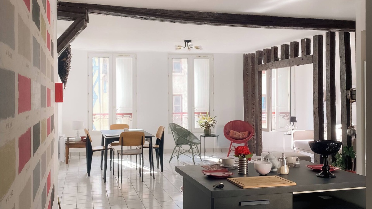 Provins Apartment | "Au nom de la Rose", Beau 3 Pièces en Centre-ville