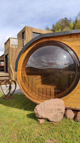 Rosteig House | Aux Sons des Cloches - Chalet avec Jacuzzi, Sauna et vue panoramique