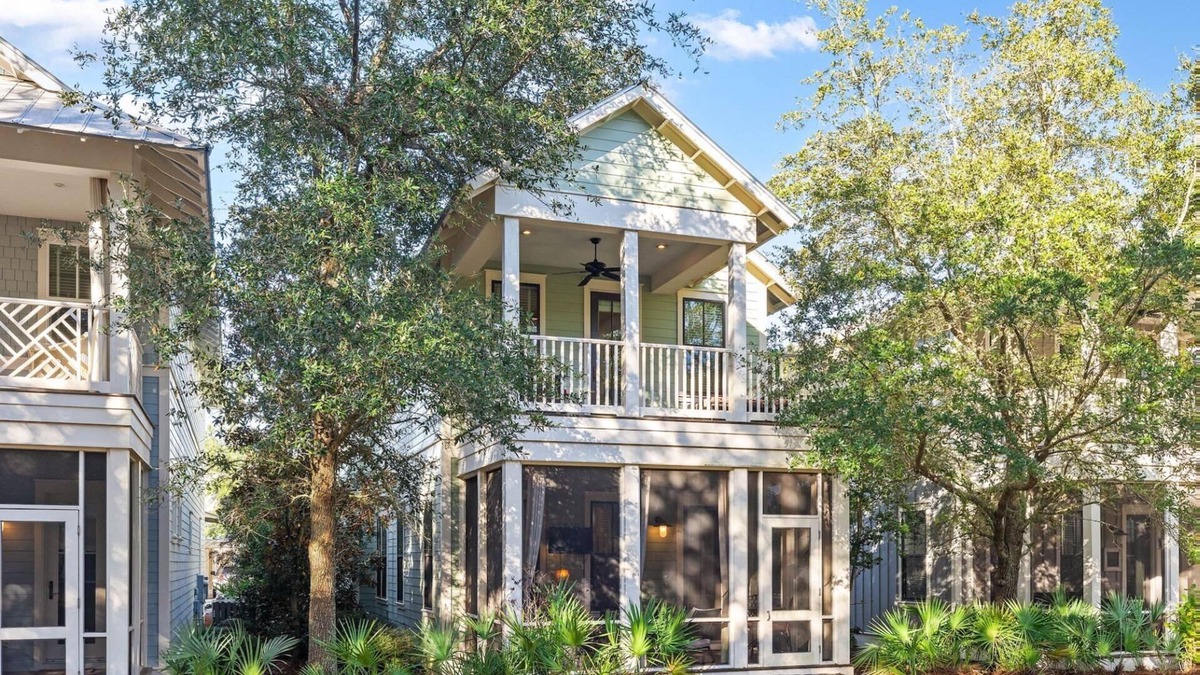 Sugarwood Beach House | Available for Fall Stays! The Crossings District of Watercolor! Resort Amenities! 5 Adult Bikes!