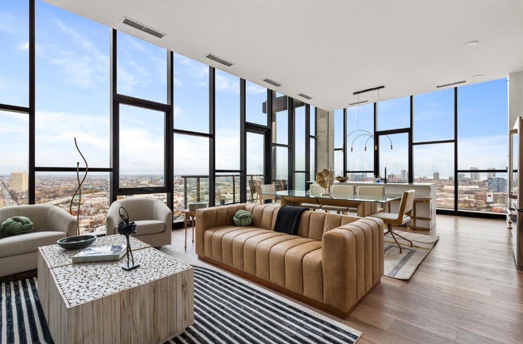 River West Apartment | Avenir West Loop Penthouses with Iconic City Views