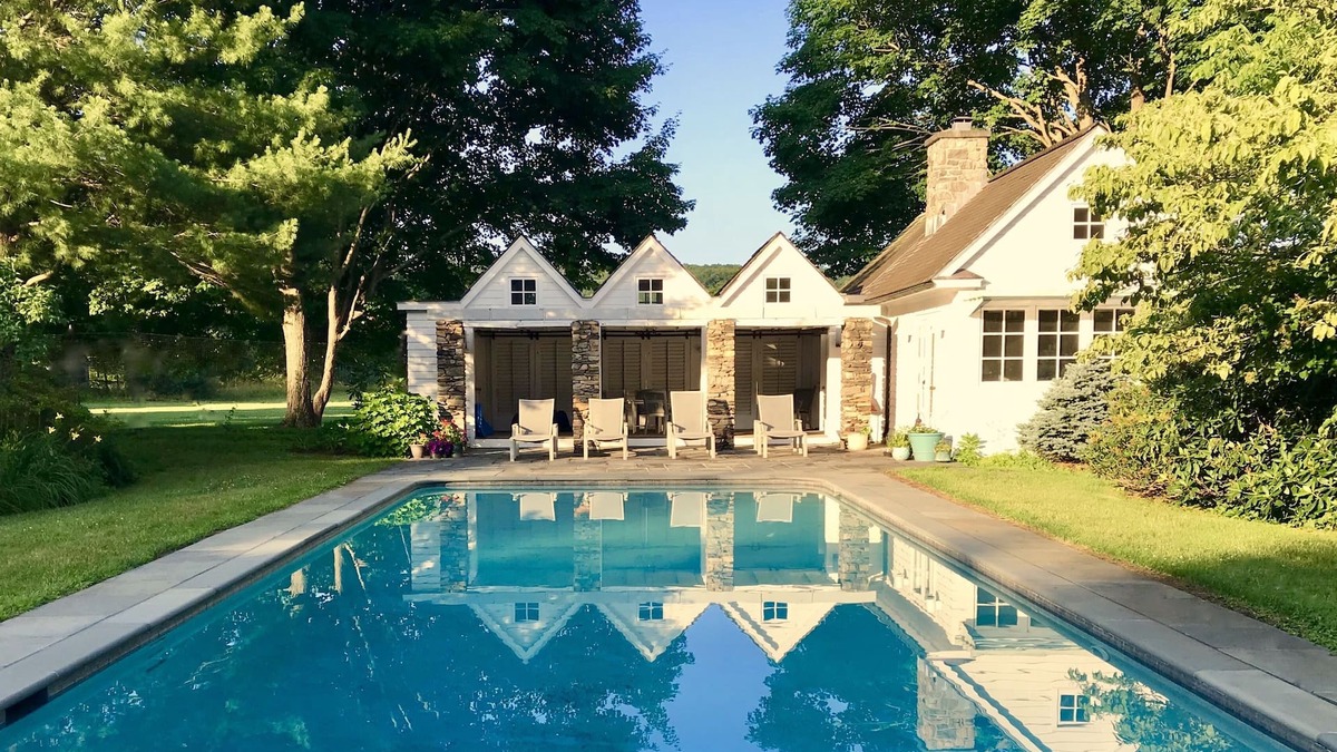 Redding Ridge Cottage | Award Winning Private Pool House on Spectacular Historic and Rare 24-Acre Estate