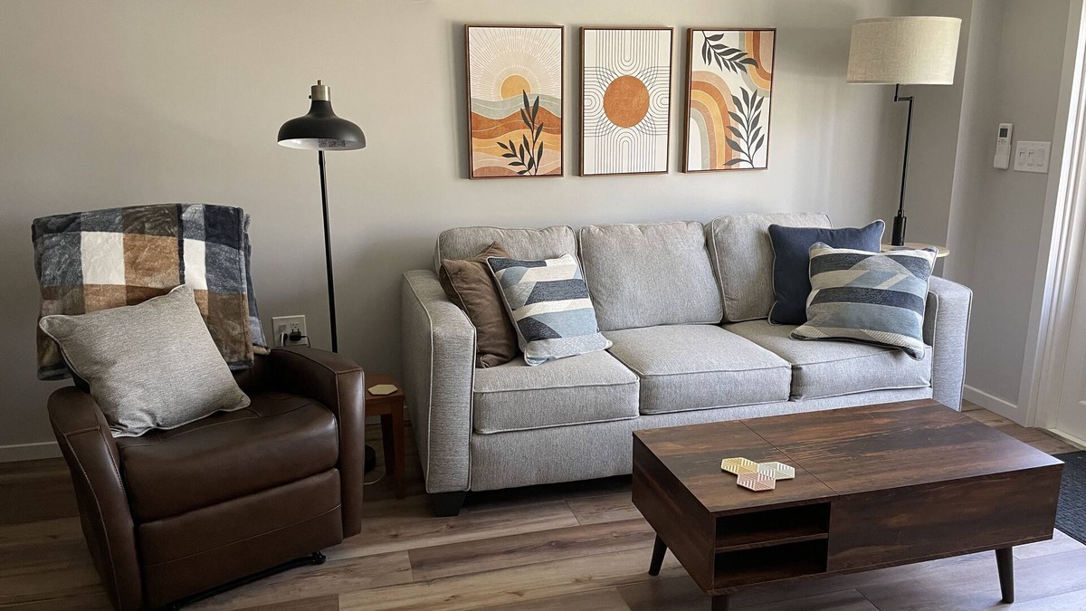 Greensboro Apartment | Axes & Roses: King Bed Forest Hideaway with Kitchen. Quiet retreat.
