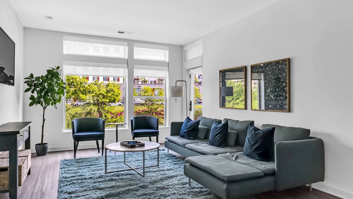 McLean Apartment | Azure Escape 2BR/2BTH: Tysons Oasis with Gym/Pool/Huddle Rooms + Parkingn
