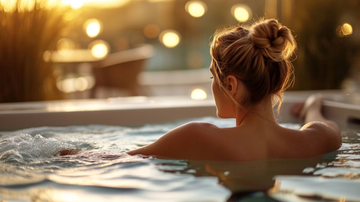 Great Billing Cabin | Azure Horizons - Retreat Hot Tub Glamping Pod 02