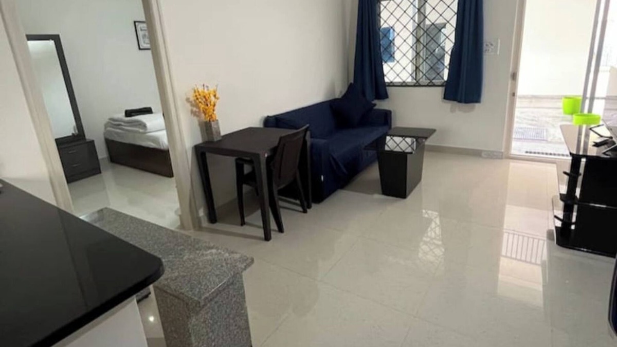 Murugesh Pallya Apartment | AZURE Suites A1 - 1BHK - 460sft - No Sharing - NEW