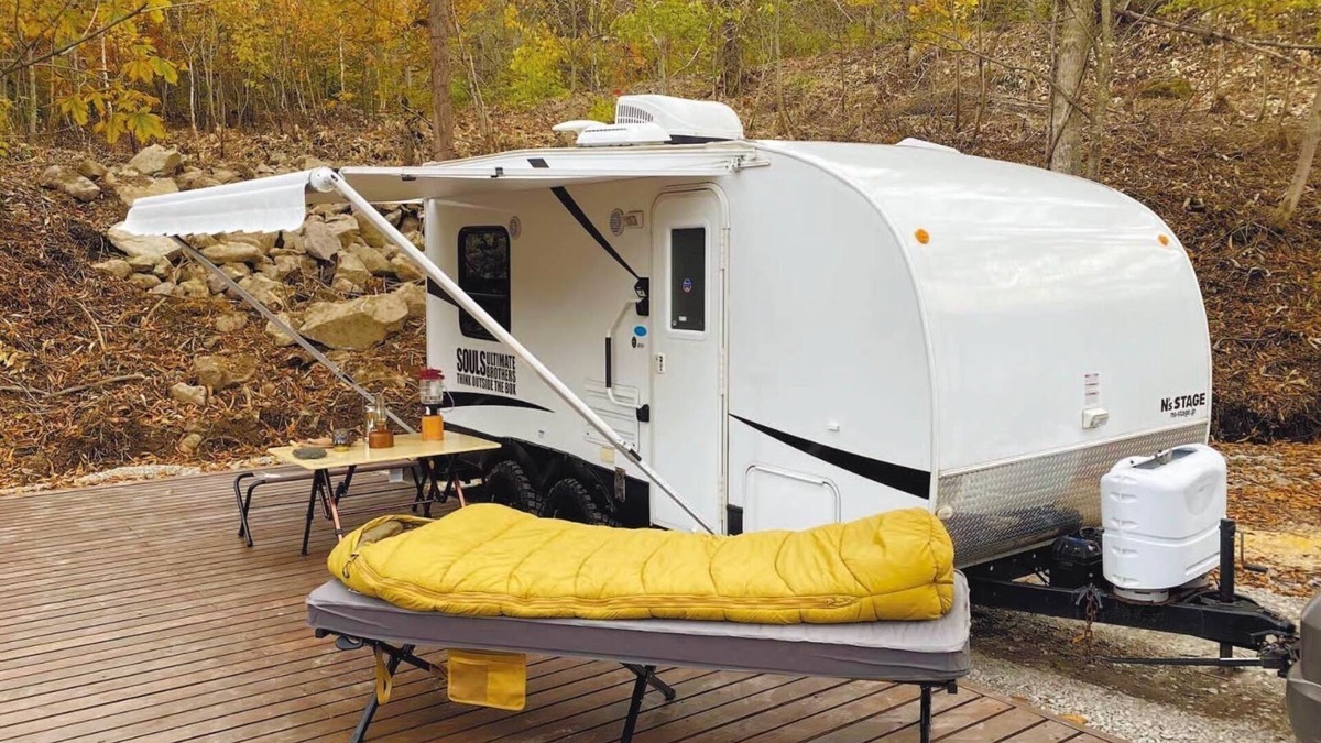 Hachimantai RV Rental | B Trailer hearth woodfired bath Accommodati/Hachimantai City Iwate