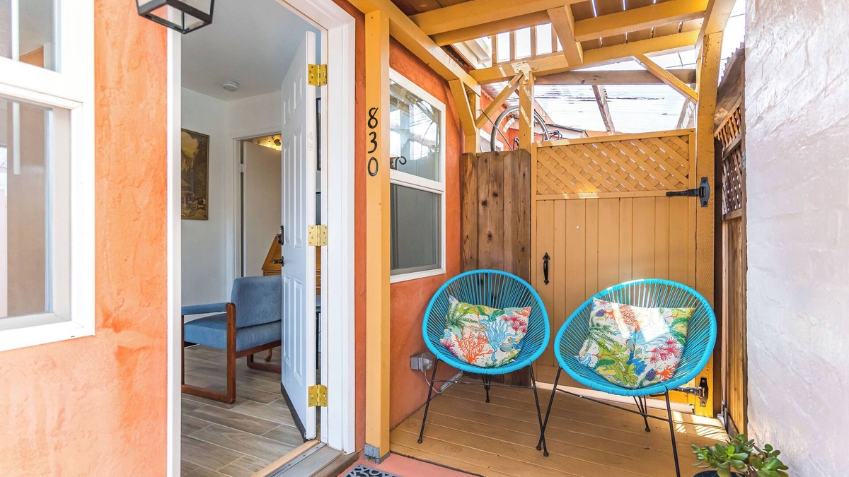 Mission Beach House | Baby Bungalow 2 Bedrooms Step from Sand Mission Beach 92109- AJ George Broker