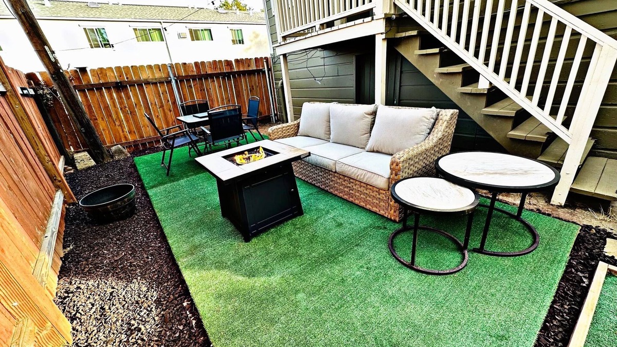 Midtown Sacramento Apartment | Backyard Bliss - Summer BBQs and Firepit Nights